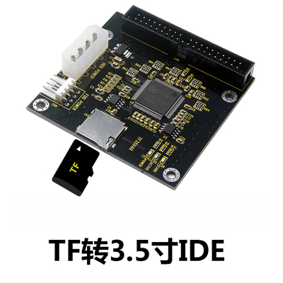 Tf micro-sd-zu-ide -3.5 40 pin-disk-drive-adapterkarte (riser-karte) mit unterstützung für 512gb sdxd-karten (ata/ide) für laptops und notebooks