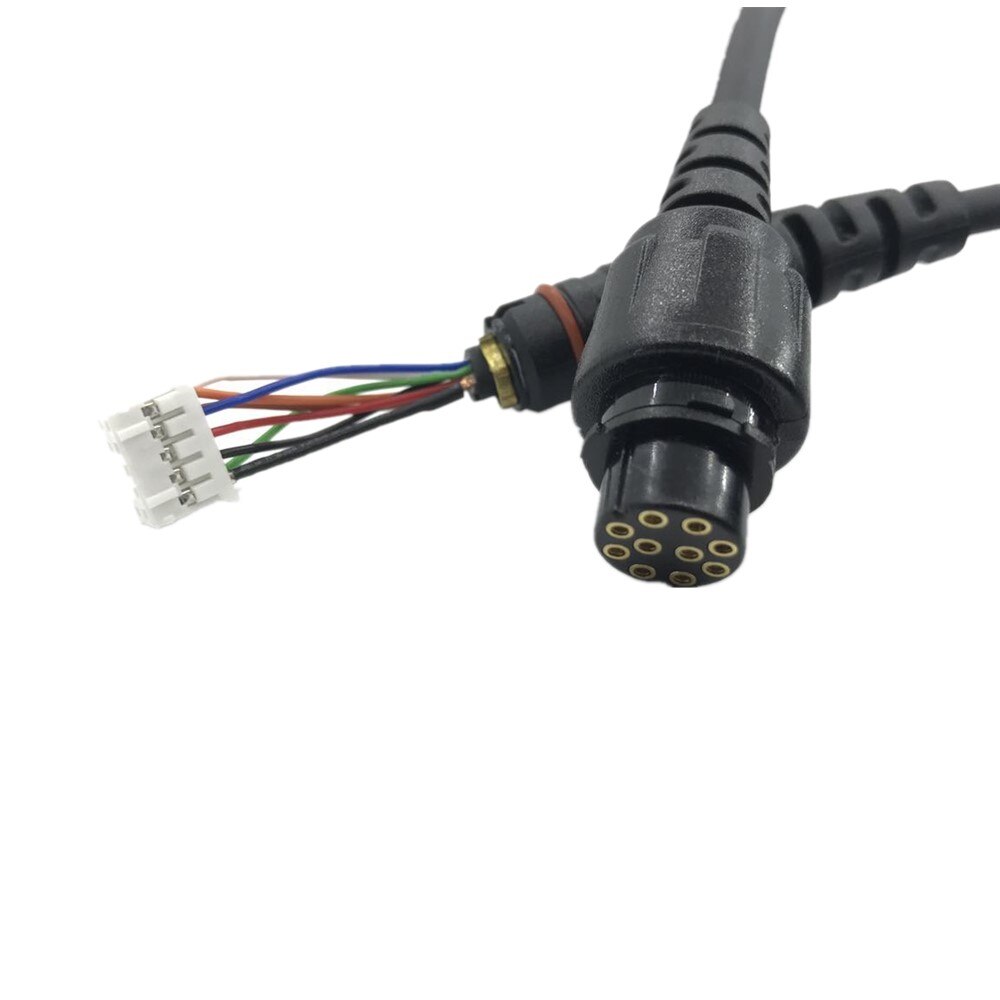 Câble de rechange pour Microphone et haut-parleur, connecteur d'aviation à 10 broches, pour Hytera MD780 MD780G MD782 RD980 MT680