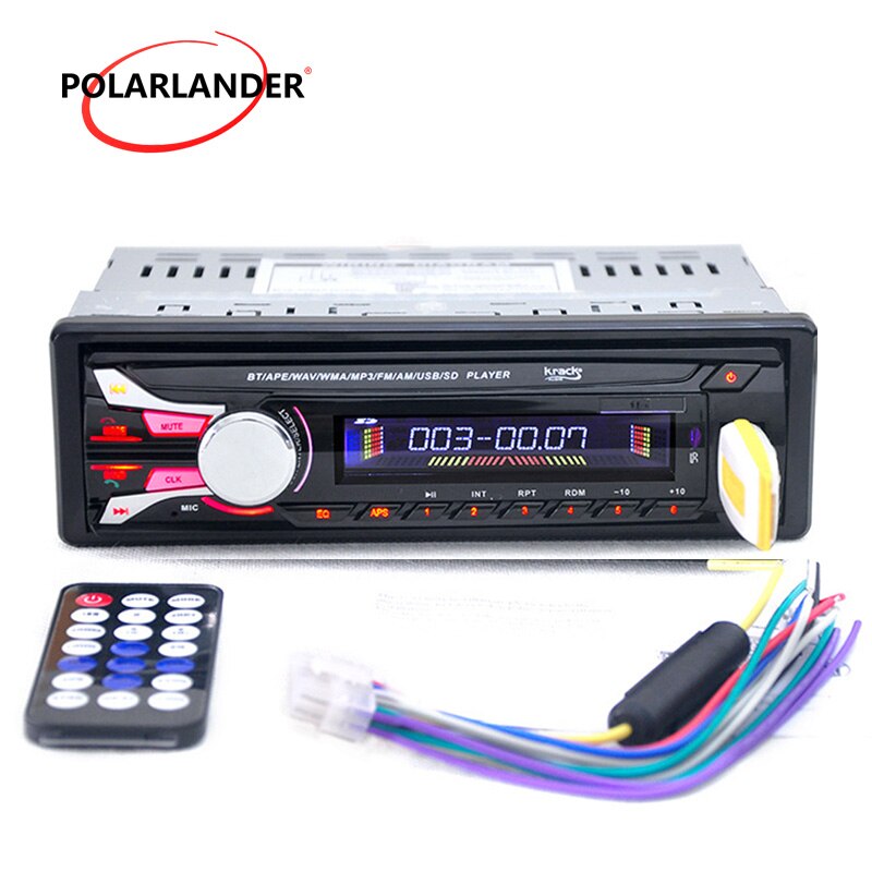 FM Car Radio Bluetooth Detachable Front Panel Auto Audio Stereo Car MP3 Player AUX USB Handsfree Radios Tuner Remote Control