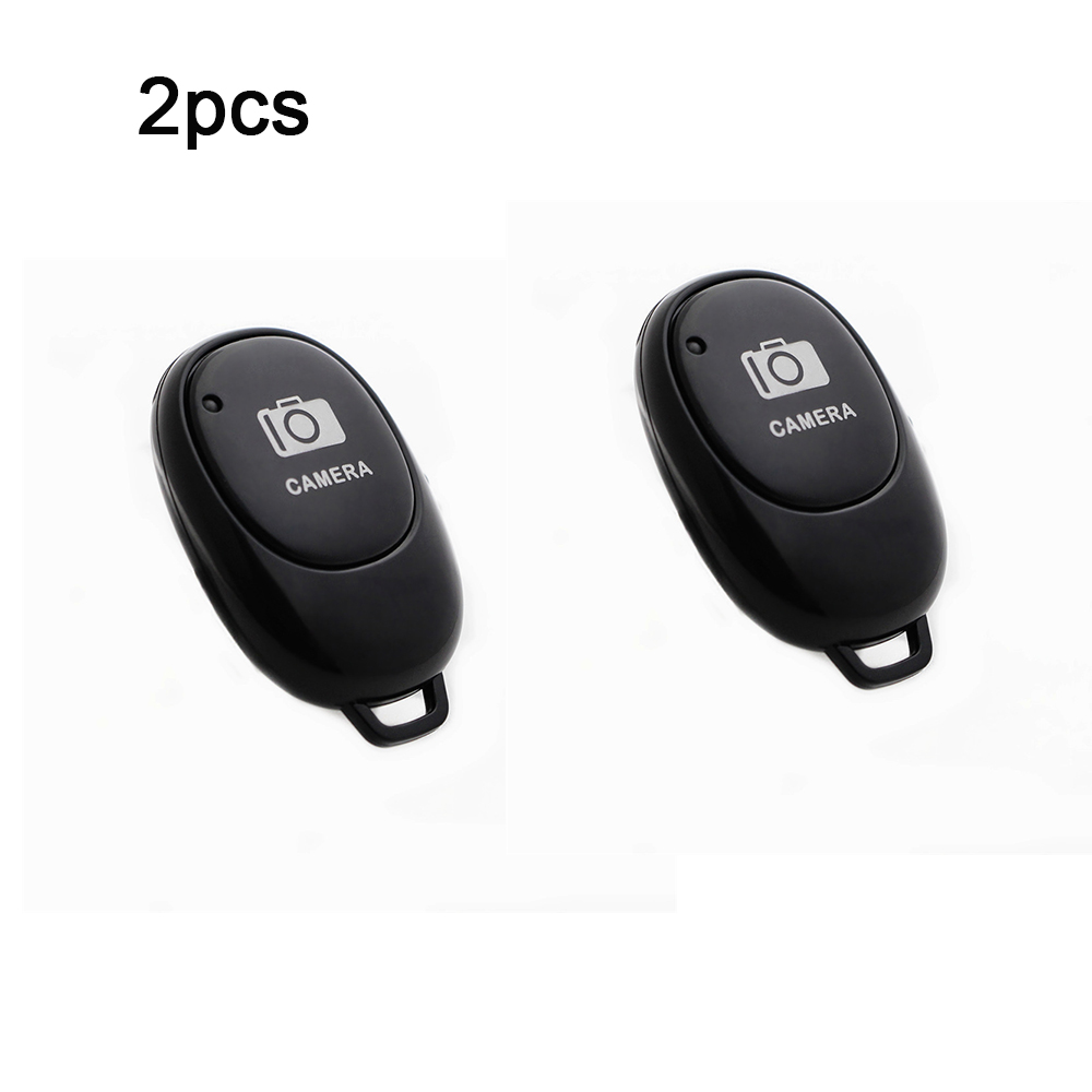 Wirless Bluetooth-Compatibele Afstandsbediening Knop Ontspanknop Voor Mobiele Telefoon Controle Foto Camera Selfie Accessoire: 2pcs