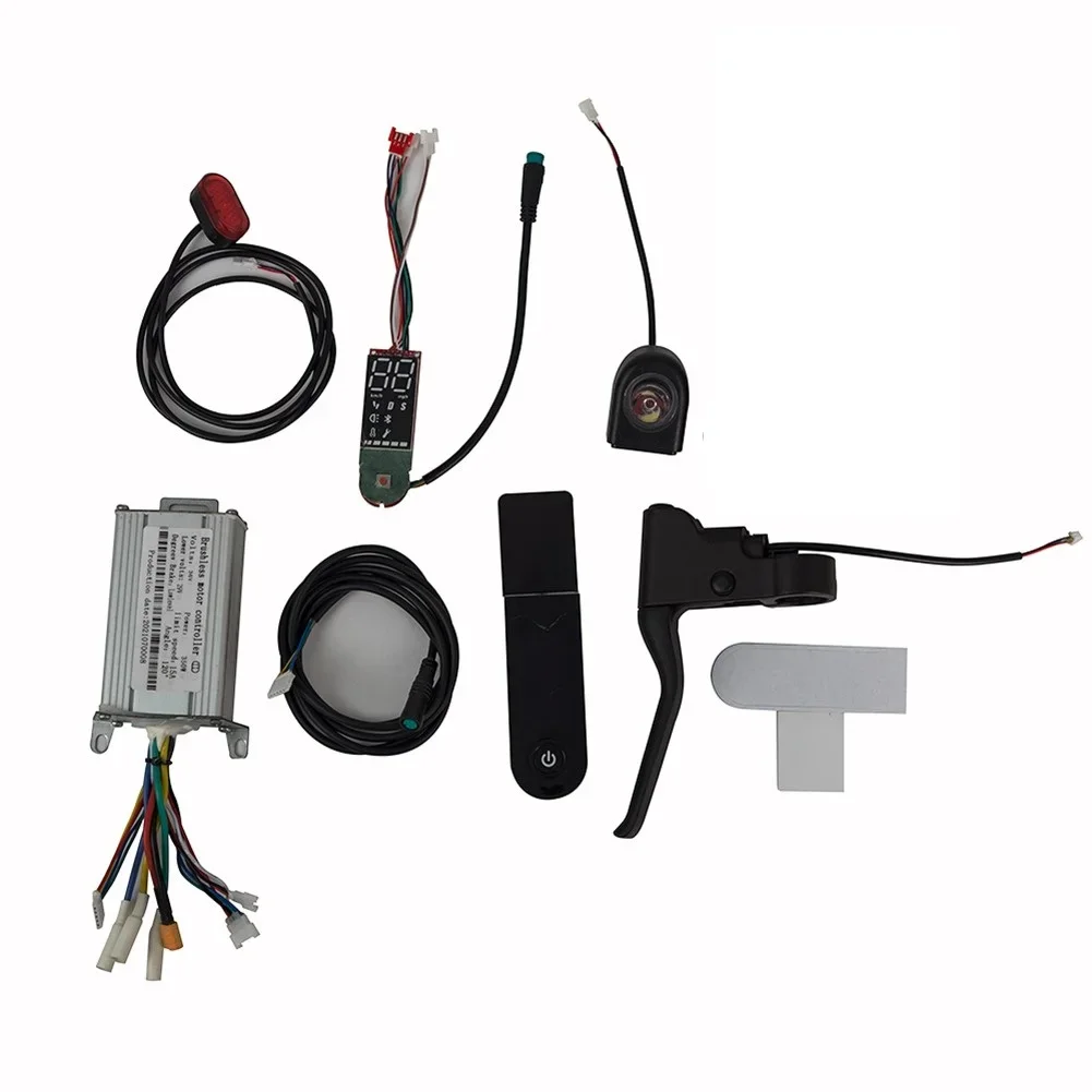 Reemplazo de patinete eléctrico de 36V y 350W, controlador de traje, acelerador de tablero para Xiao * Mi, accesorios de pieza para patinete eléctrico: Gris claro