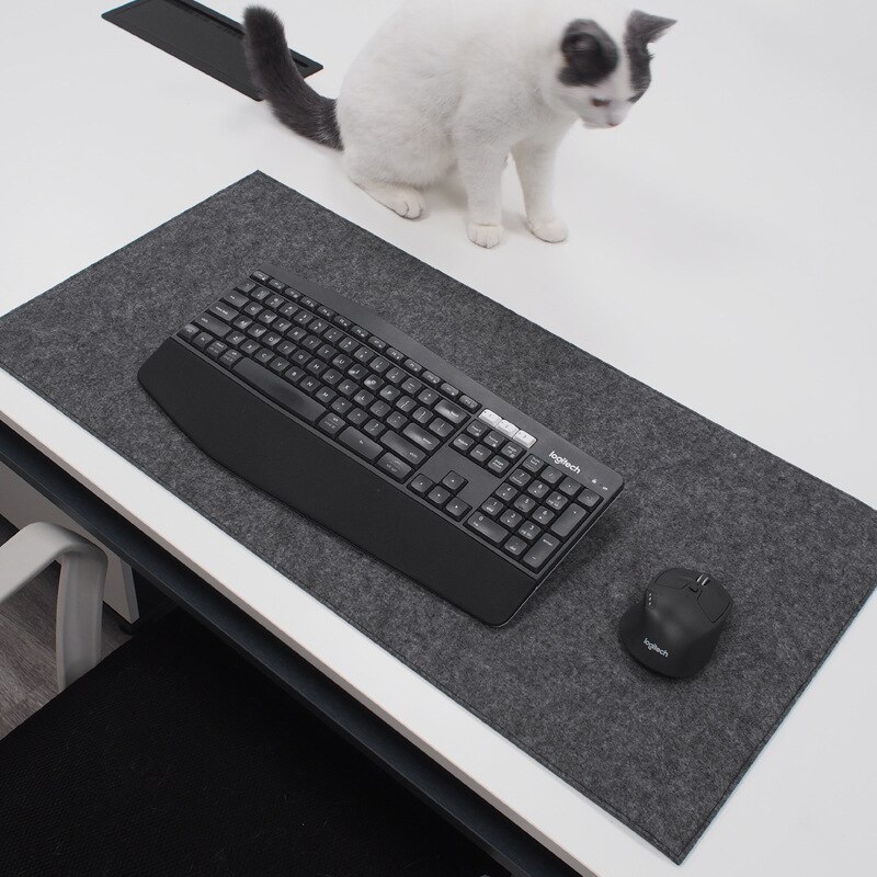 Wool Felt mouse pad mat Large XXL Office Computer Desk Table Keyboard Big Mouse Pad Laptop Cushion Desk Non-slip Gamer Mousepad