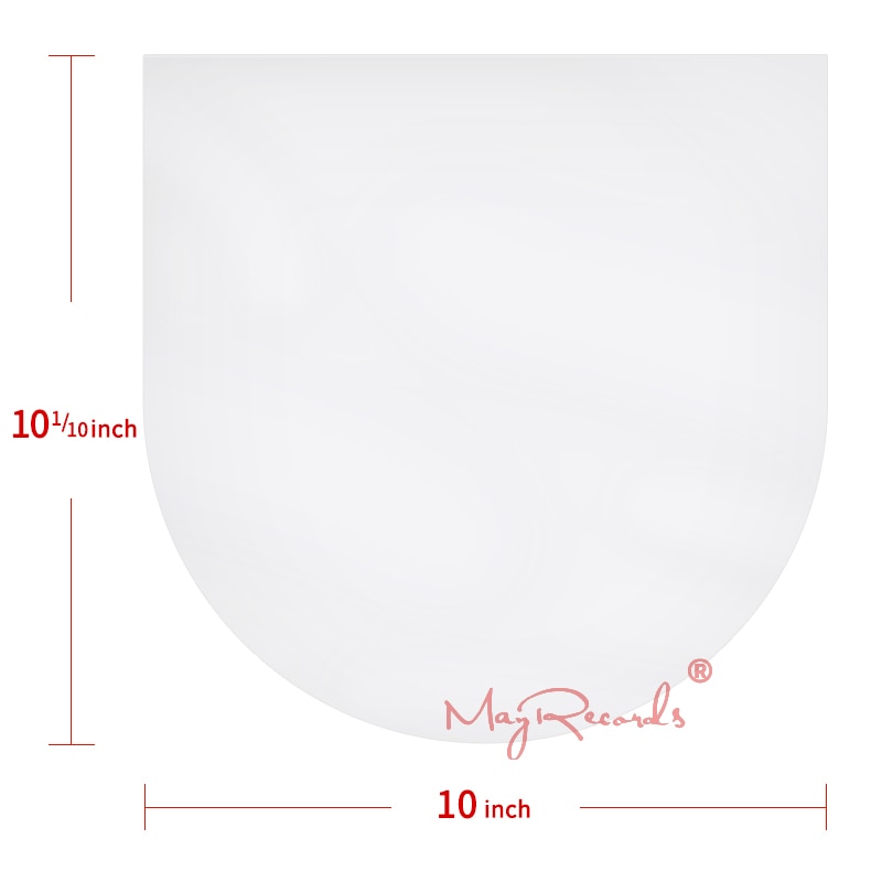 25 Clear Anti-statische 3 Mil Plastic Vinyl Record Innerlijke Mouwen Voor 10 ''Record