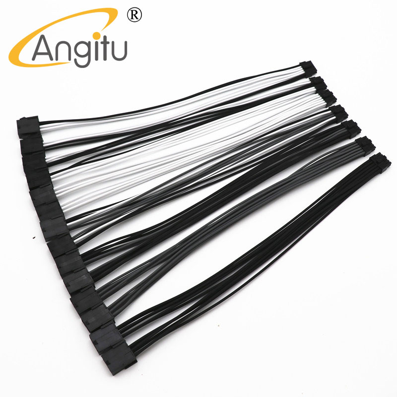 Angitu Nvidia RTX30 3070 3080 RTX3090 12Pin Power Cable Mini 12p to 2x8Pin GPU Adapter Cables -30cm