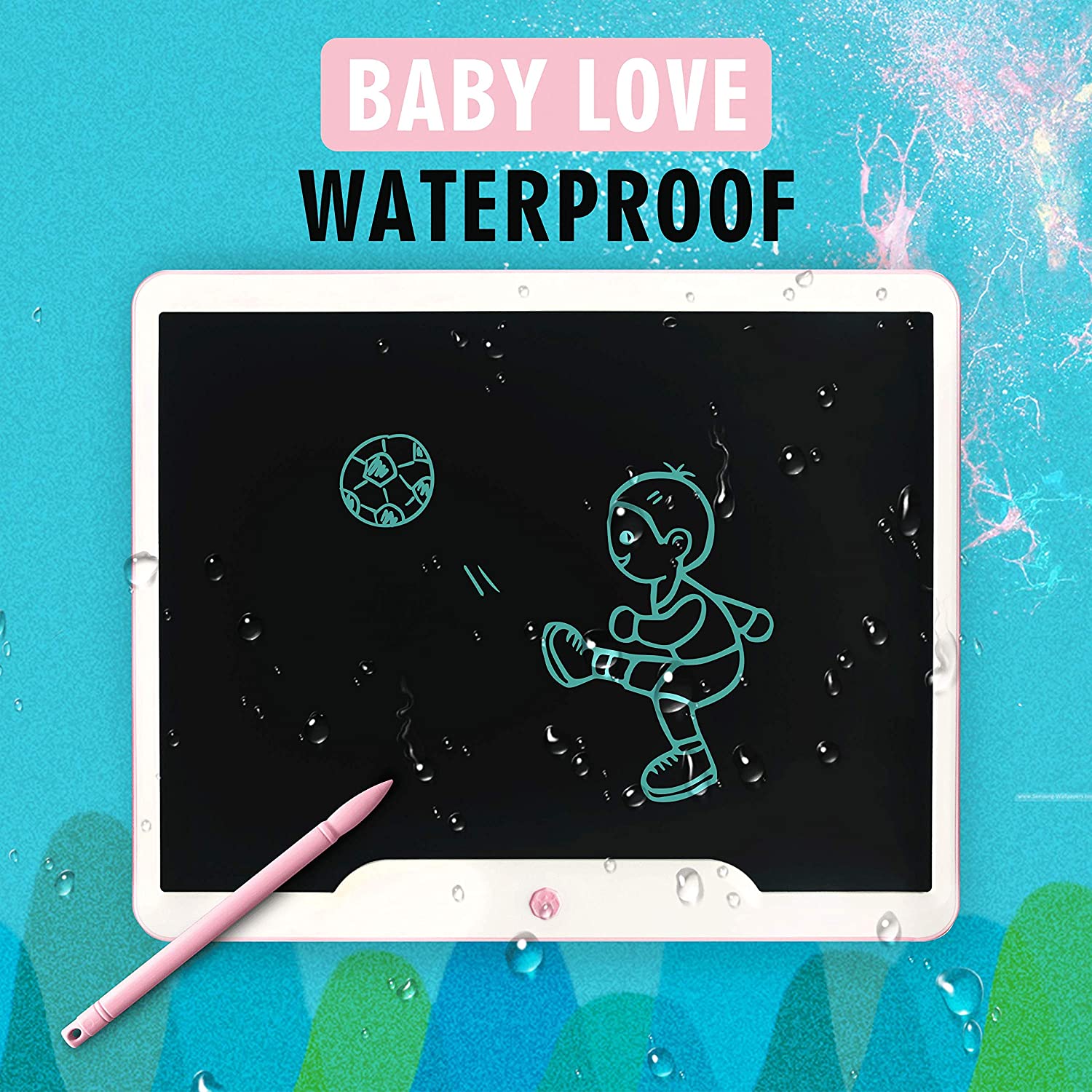 15 inch LCD Writing Tablet Office Electronic Blackboard Digital Memo Notepad Handwriting Message Drawing Board for School Home