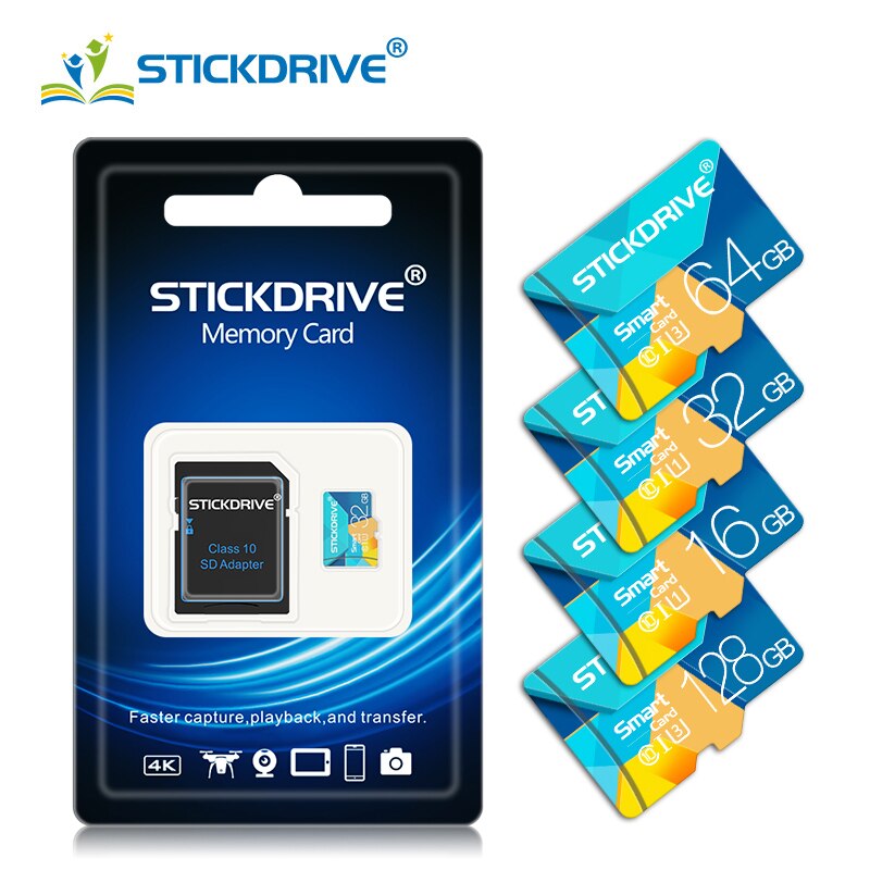 Tarjeta Micro SD Clase 10, 32GB, 64 GB, 128GB, 8 GB, 16GB, 64 GB, SDHC SDXC, mini tarjeta TF