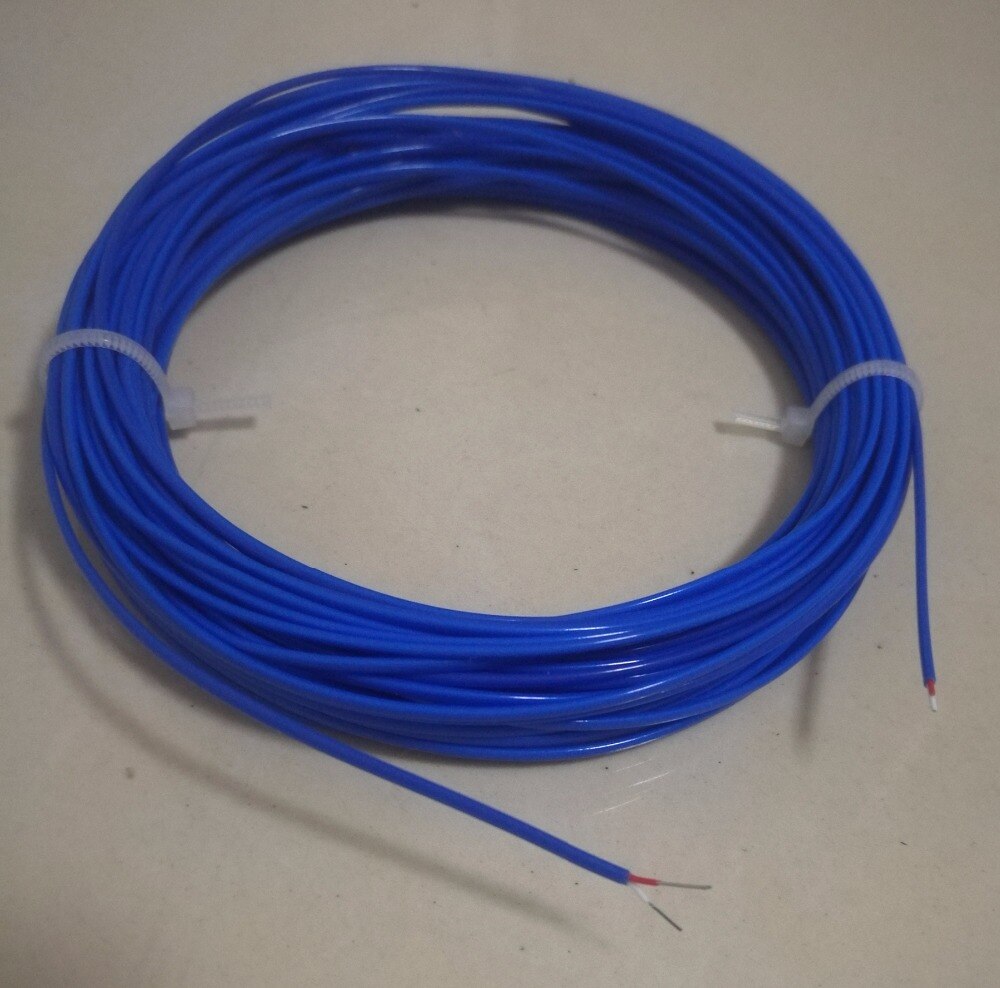 K type 2*0.3mm ptfe temperatur termoelement målt presis ledning