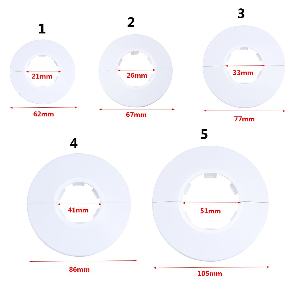 Plastic Shower Kitchen Wall Flange Chrome Faucet Accessories Pipe Wall Covers Faucet Decorative Cover Faucet Decor Home Tools