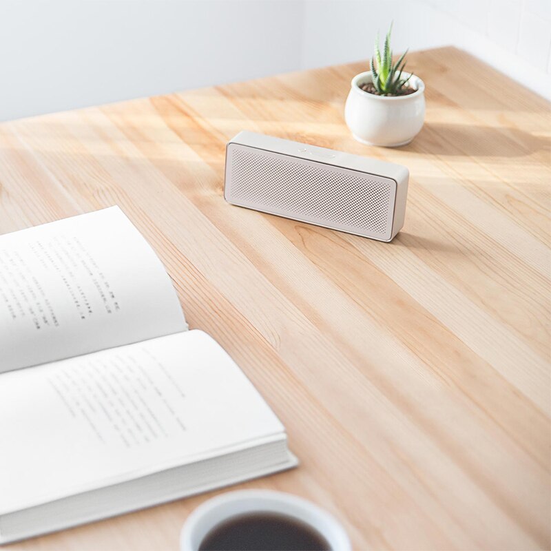 Xiao mi mi vierkante doos 2 Bluetooth speaker Stereo Portable Bluetooth 4.2 Batterij 1200 Mah luidspreker 10 H speeltijd ONDERSTEUNING AUX mi c