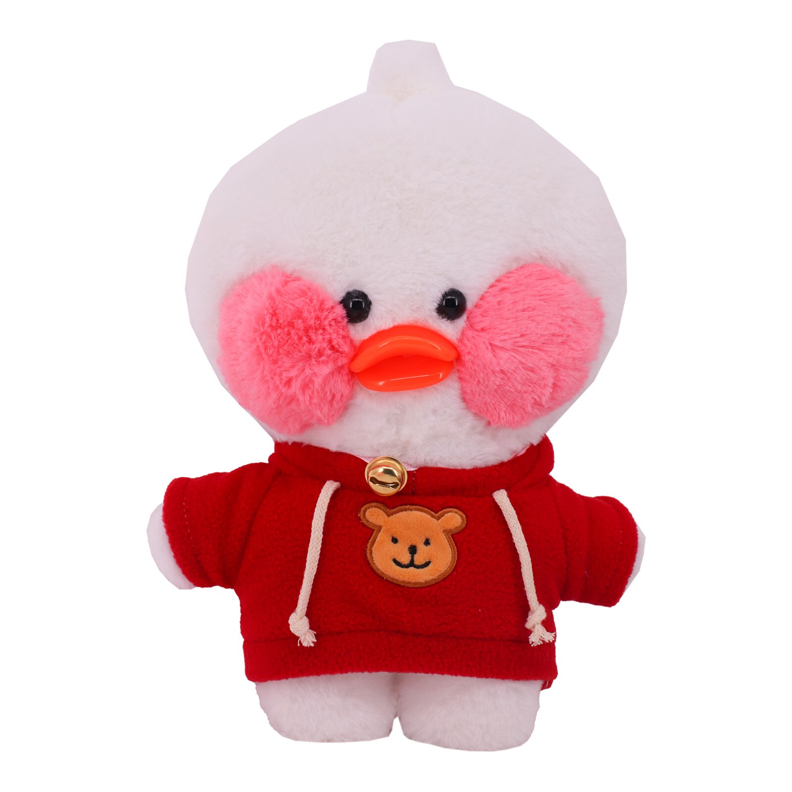 Lalafanfan – vêtements de poupée de canard en peluche multicolore, 30cm, accessoires, jupe douce, manteau en coton, hauts adaptés à la poupée de canard, jouets pour enfants, pour enfants: BW1155