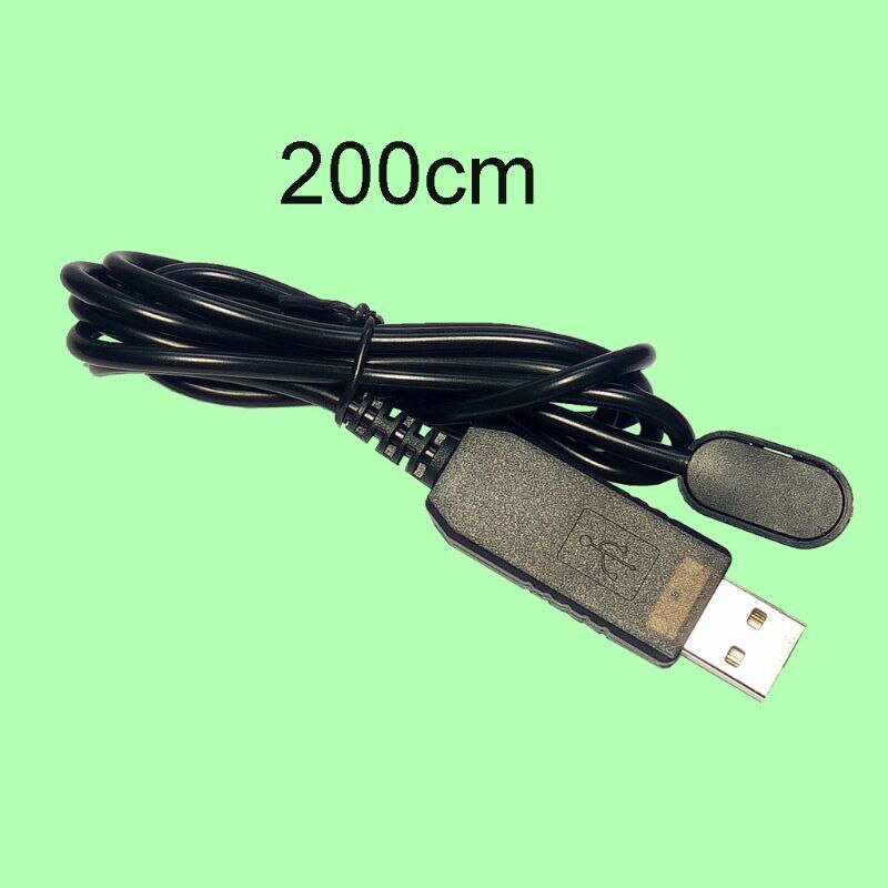 Universal 9v batteri eliminator usb strømforsyningskabel til multimeter mikrofon guitar 2m udskift dine 9- volt batterier
