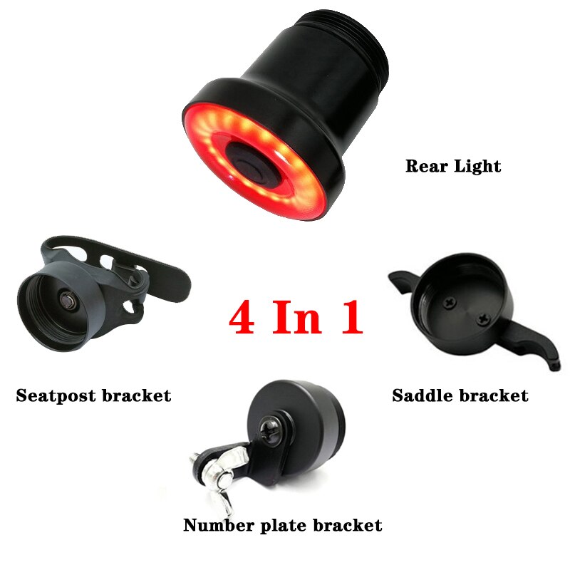 Enfitnix – lampe de poche XLite100 pour vélo, feu arrière intelligent avec détection de freinage, démarrage/arrêt automatique, chargeur USB, IPX6