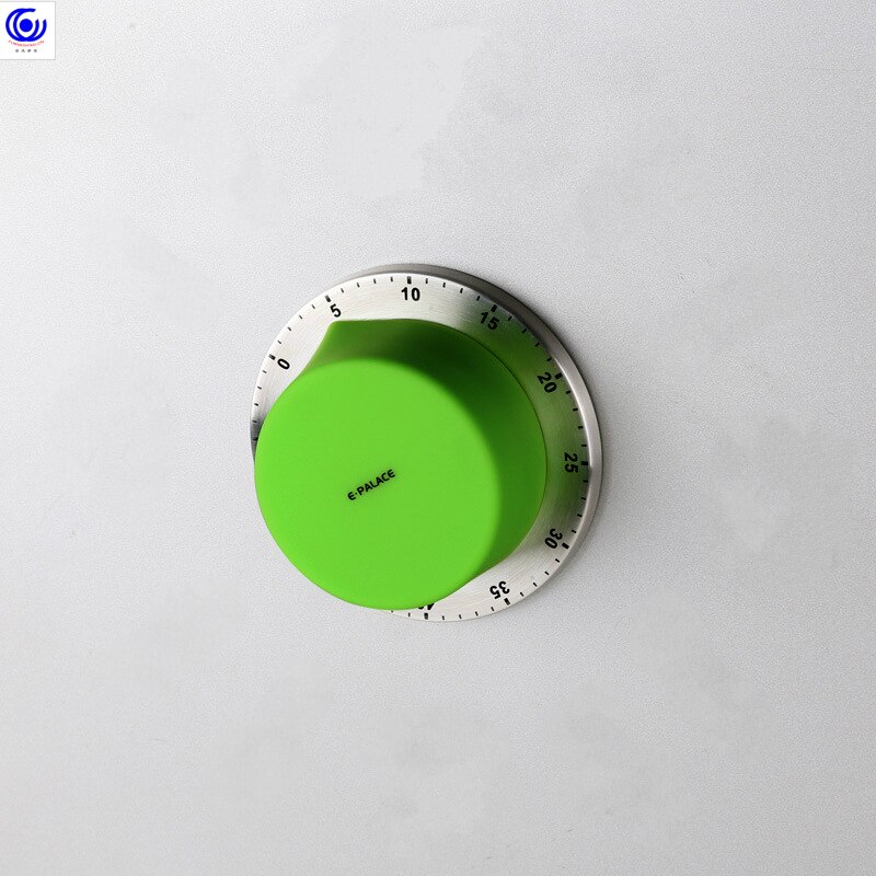 UFO timer persoonlijkheid keuken alarm herinnering mechanische koken digitale klok Gadgets Magnetische Basis Handleiding mechanisme set: Green