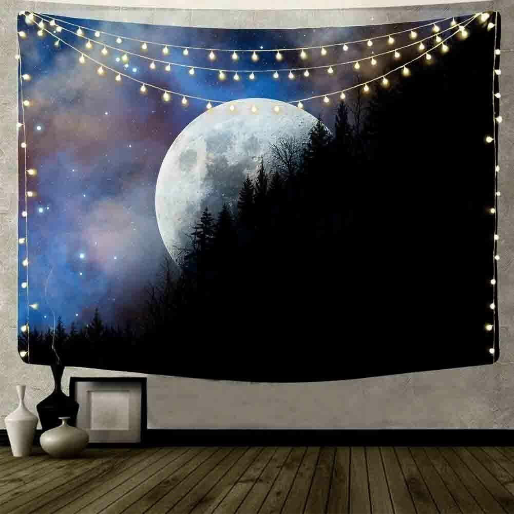 Tapestry Mandala Wall Hanging Boho Cotton Poster Twin Queen Tapestry Home Decor: 2