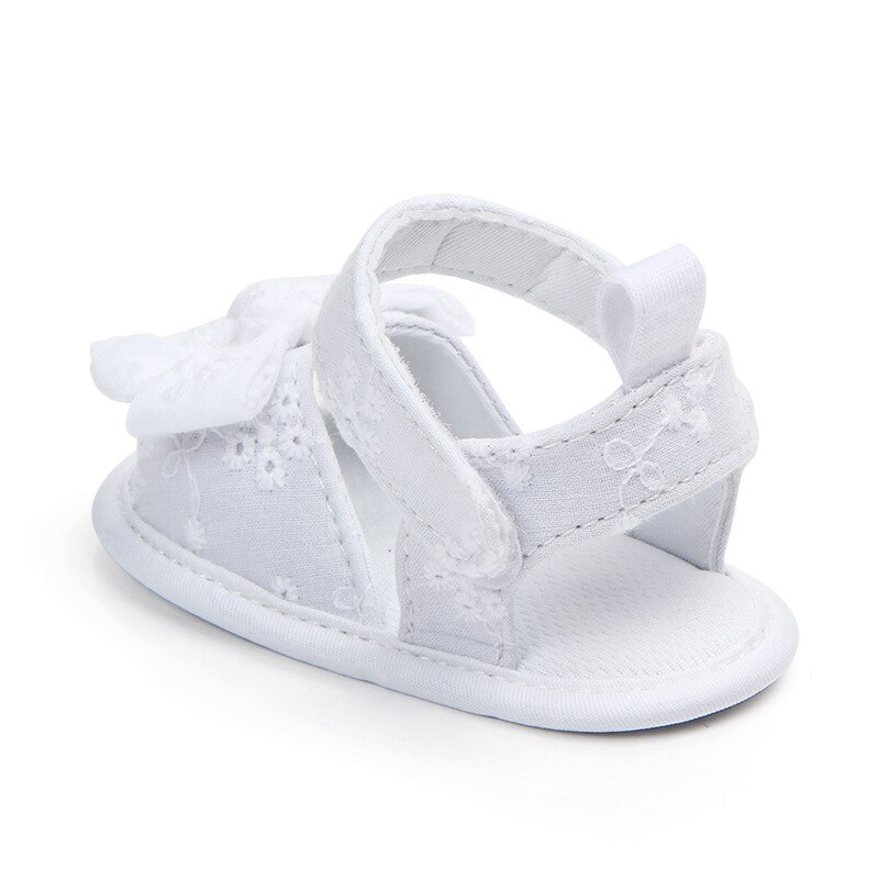 Pasgeboren Baby Meisje Sandalet Bows Peuter Zomer Roze Schoenen Open Teen Sandalen Baby Slippers Prinses Flats Douche