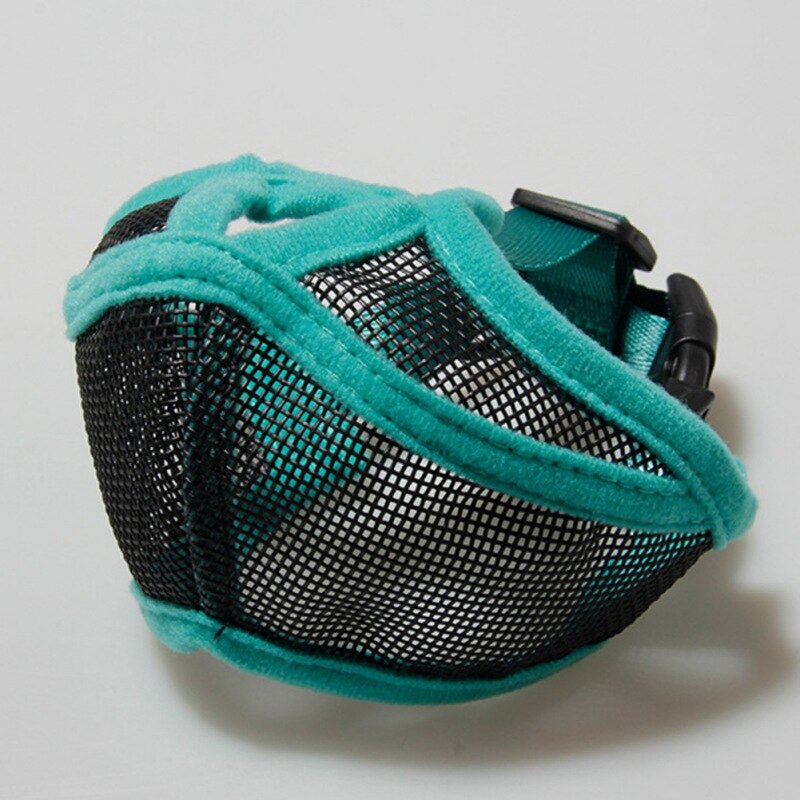Muselière Pour Chien En Maille Douce - Taille L - Empêche Morsure, Permet Haleter Et Boire - Réglable - 2