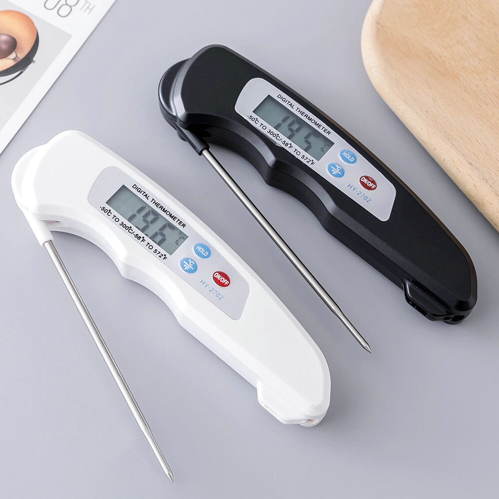 Digitale Sonde Thermometer Faltbare Lebensmittel BBQ Fleisch Ofen Klapp Küche Thermometer Kochen Wasser Öl Werkzeuge
