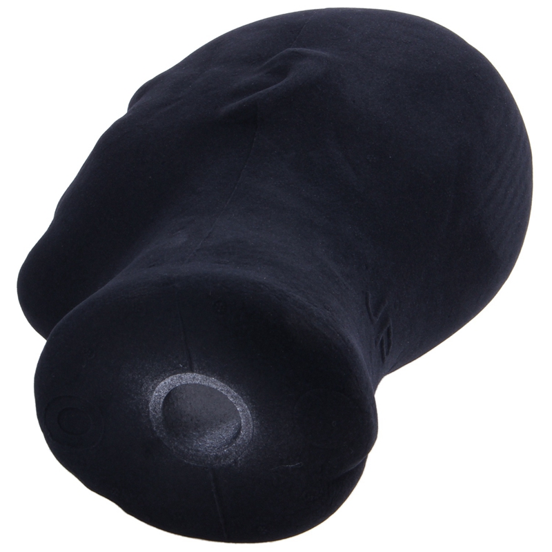 Polystyrène noir mousse hommes modèle Mannequin tête factice Stand magasin affichage chapeau, 2 x noir