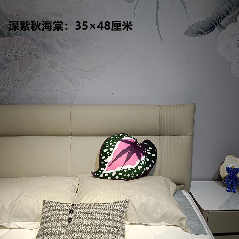 Grünes Blatt-Plüschkissen, simuliertes weiches Pflanzenkissen, Monstera-Ahorn-Plüschtier, Peluche, Sofa, Stuhl, Bett, Dekoration,