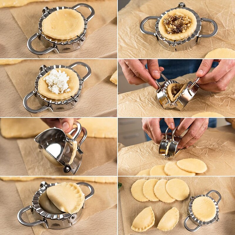 Pastry Cutter Set - Dough Blender and Biscuit Cutters - Perfect As A Pie Crust Cutters Or Butter Slicer