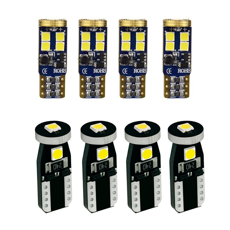 14 Uds T10 168 bombilla Led de coche 194 W5W Chipset 3030 bombillas Led 3030 marcador lámpara W5W 192 501 12-Smd y 3SMD