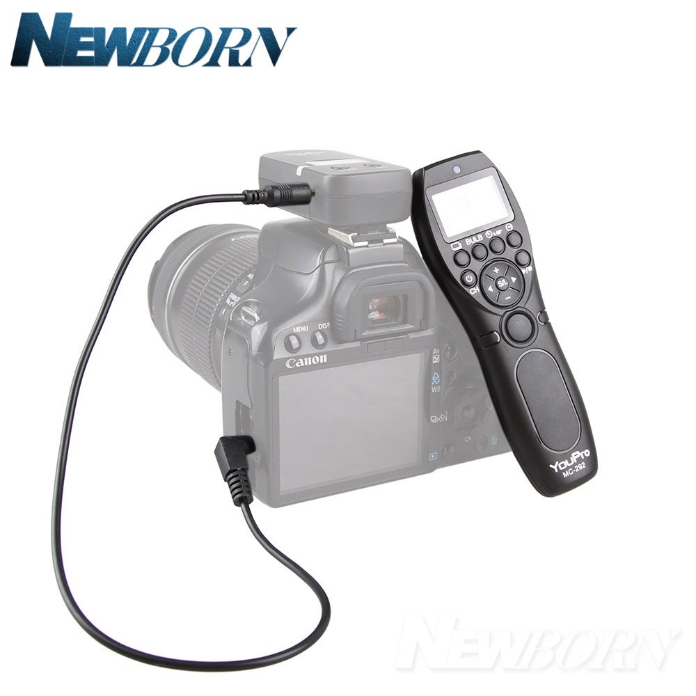 Mando a distancia con temporizador inalámbrico MC-292 S1 de YouPro para Sony A900, A850, A700, A580, A550, A950, A99, A77, A57, A55, A35 y A33