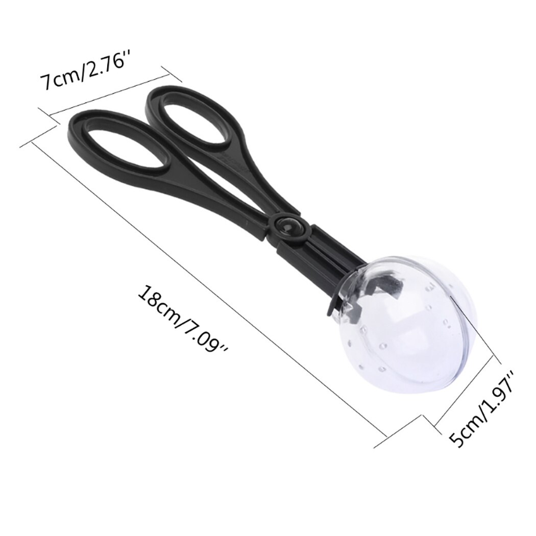 2pcs Reptile Terrarium Lizards Plastic Tongs Tweezers Pet Raising Feeding Tool Clip Pooper Scooper Pickup Tongs Scooper
