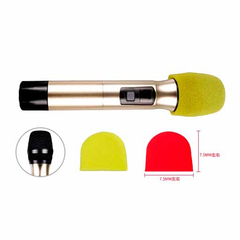 Juego de fundas higiénicas para micrófono, protectores desechables para eliminar olores, micrófonos, Micraphone, calcetines, micrófonos, Mikes, 200 unids/set: Blanco