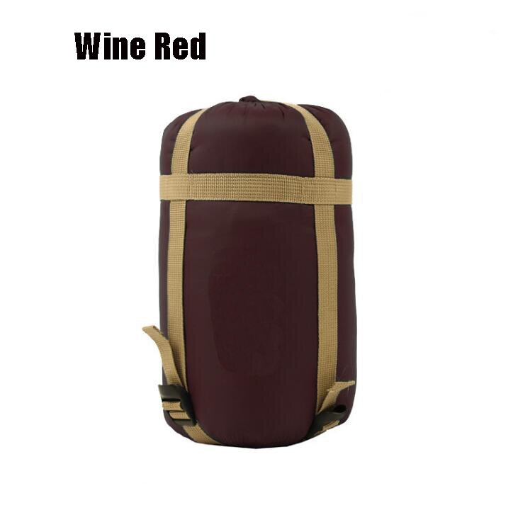 Høj naturvandring 190 x 75cm mini udendørs ultralet kuvert sovepose ultra-lille størrelse til campingvandring klatring