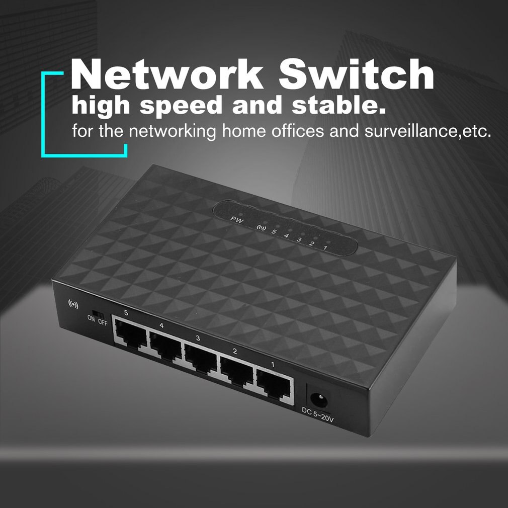 Mini 5/8/8+2/16 Port 10/100/Gigabit Switch SPOE Fast Power Over Ethernet Switch SPOE Network Vlan Smart Switch