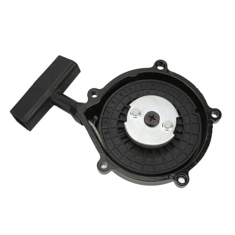 Pull Start Assembly Recoil Starter Black for Motorcycle