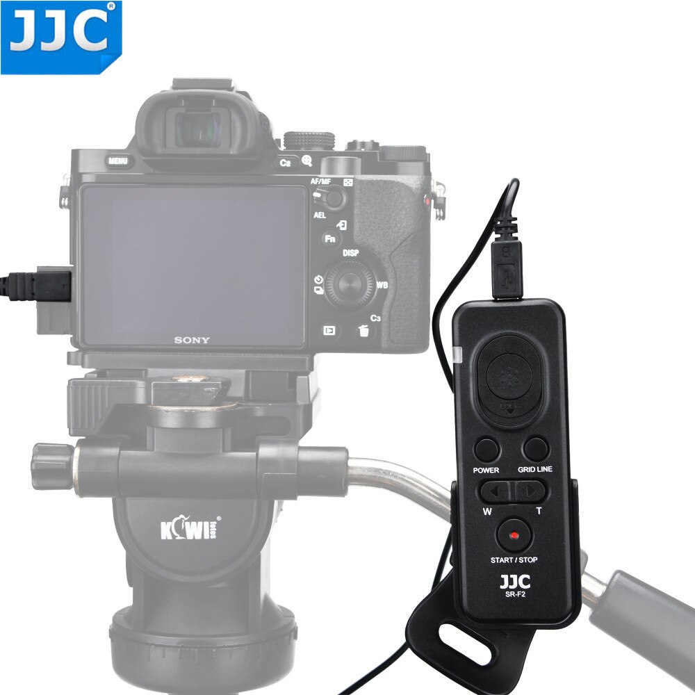 JJC RM-VPR1 comando remoto Commander per Sony A7 IV a7SIII ZV1 A6500 A6300 A6000 A5100 A5000 NEX-3NL A7S A99II A7RII