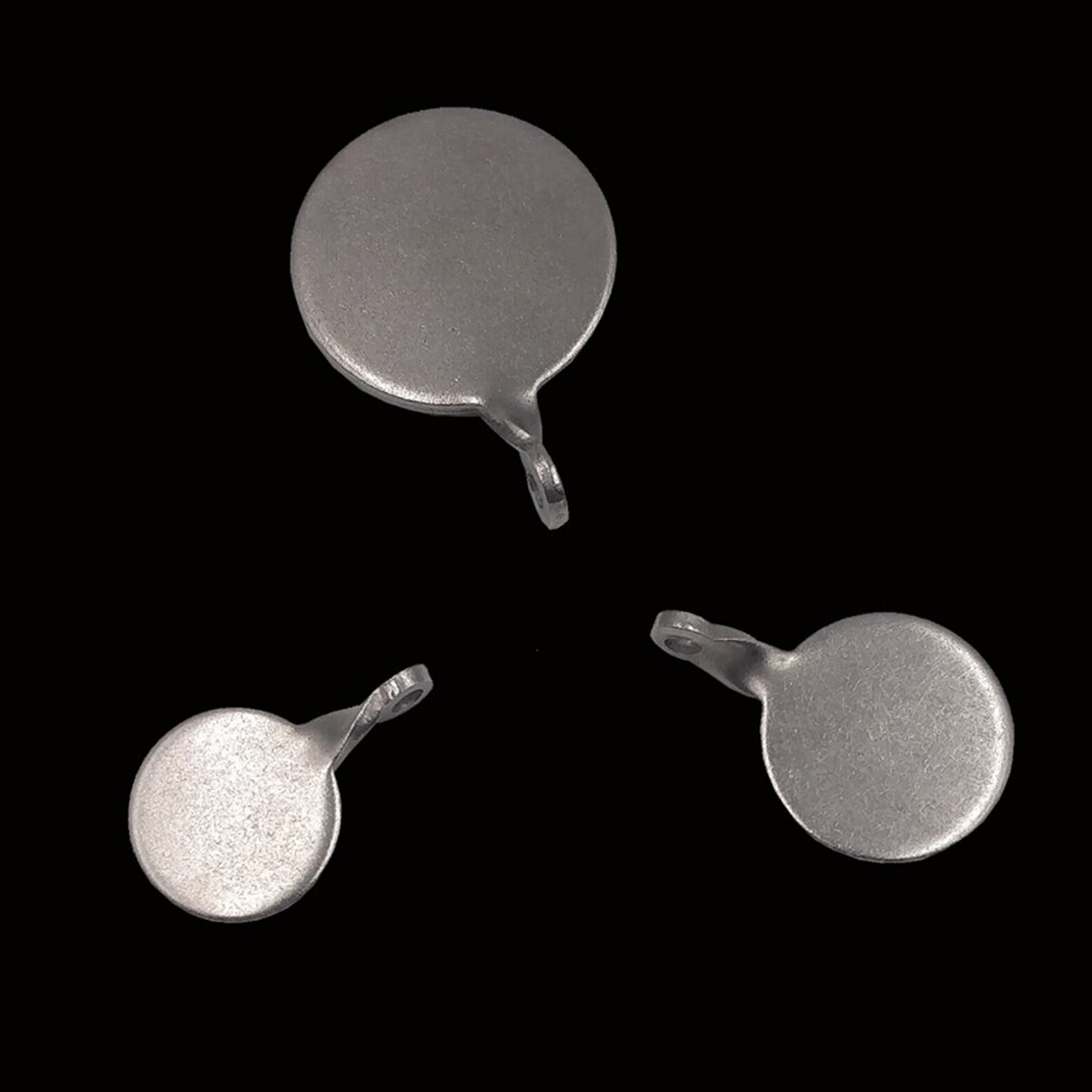 Cible réutilisable de fileur d'acier inoxydable, épaisseur de 3mm, 2.5 cm, 3 cm, 4cm