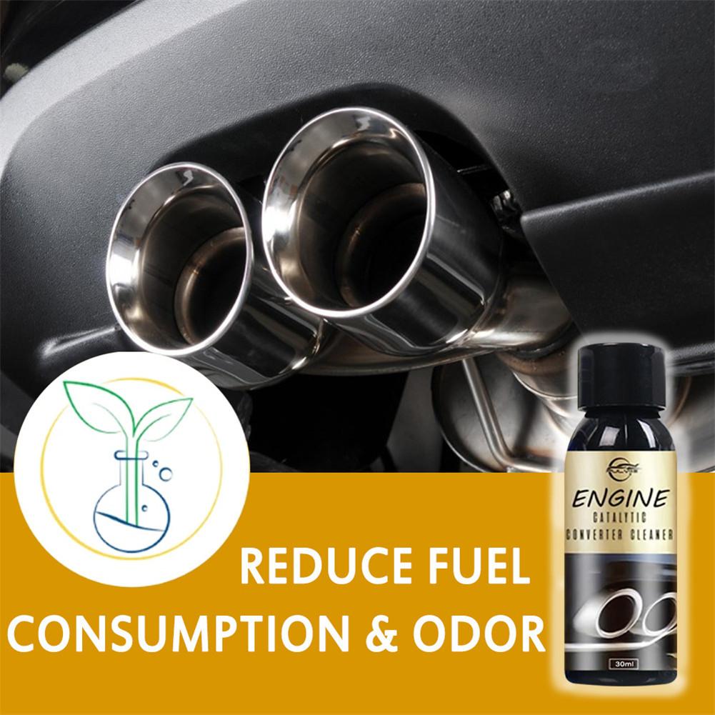 30ML Leistungsstarke Motor- Katalysator Reiniger Auto Kraftstoff Schatz Benzin Additiv Motor- Kohlenstoff Ablagerung Entfernen Auto Reiniger