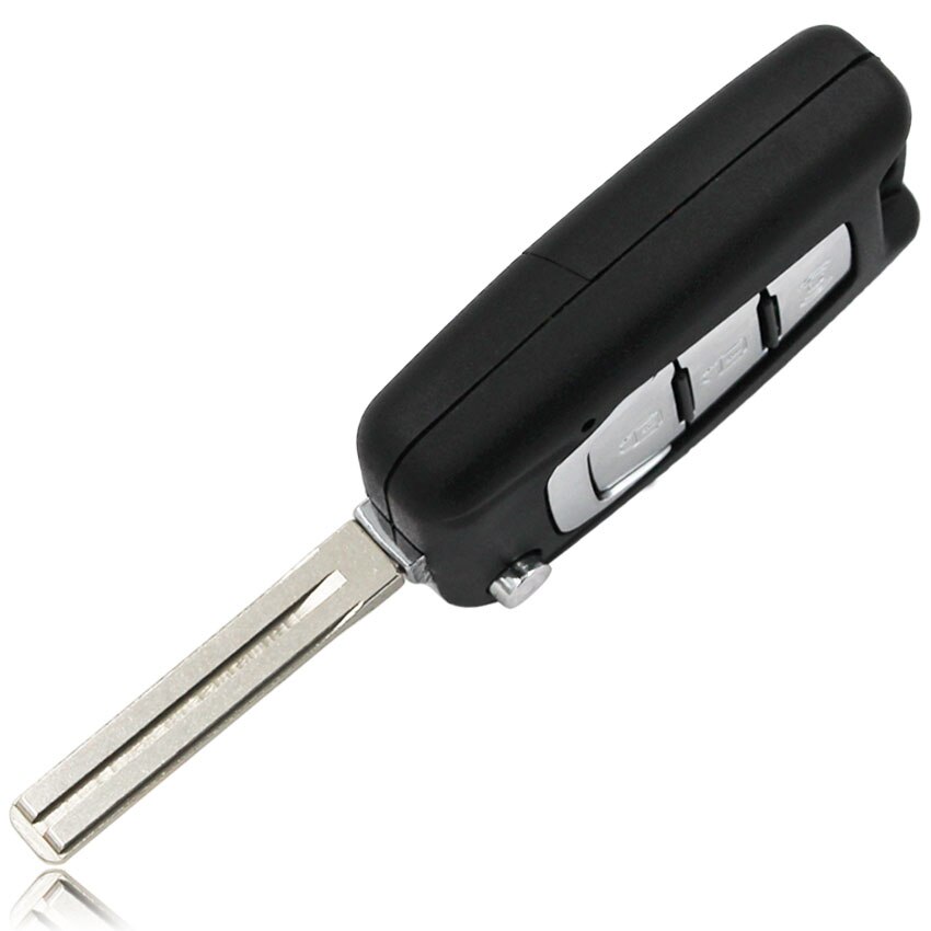 3 Buttons Smart Key Shell Case Fob Modified Flip Remote Key Shell for Ssangyong