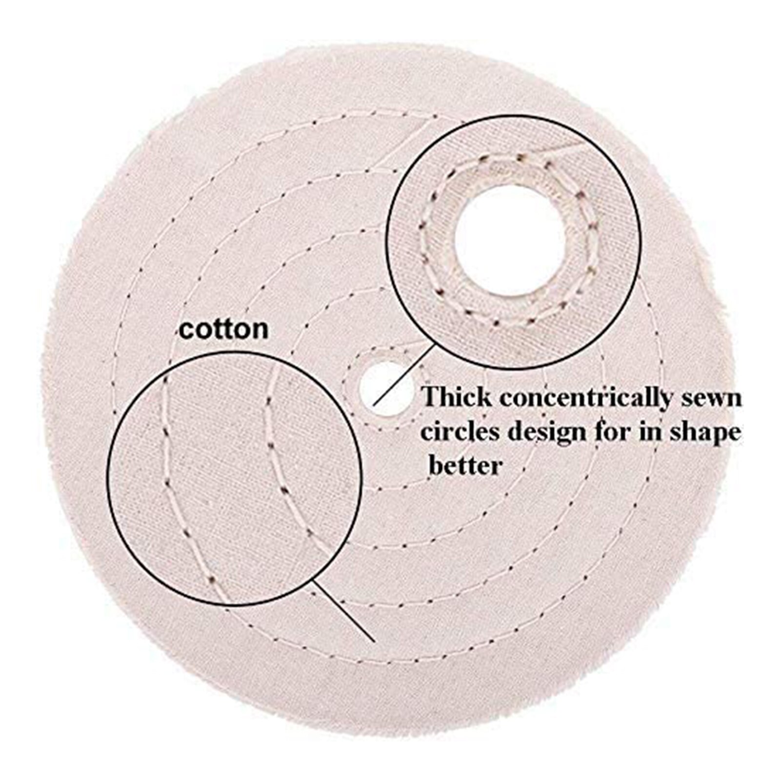 Wheel Mirror Polished Buffing Surface Polishing Wheel Buffing Gold Silver Jewelry MirrorPolish wheelBench Grinder Polisher Tool