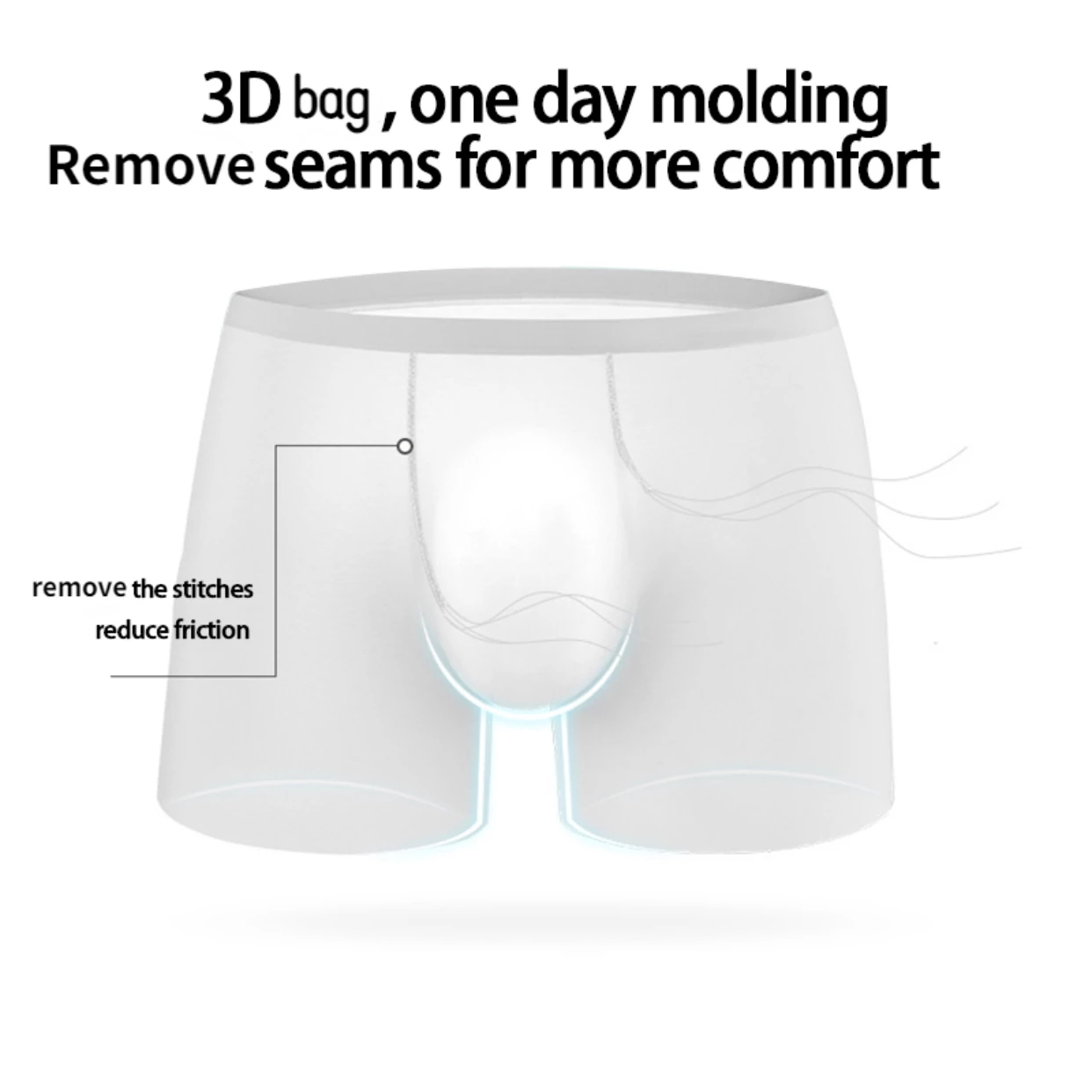 3 uds. Calzoncillos Boxer para hombre, bragas de seda helada para hombre, ropa interior Sexy sin costuras, calzoncillos para hombre, bragas finas y transpirables de secado rápido