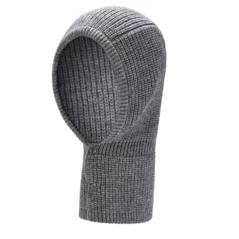 Head Neck Warmer Hat Hood Scarf Breathable Beanie Soft Knitting Anti-Slip Highly Elastic Adults Kids Winter