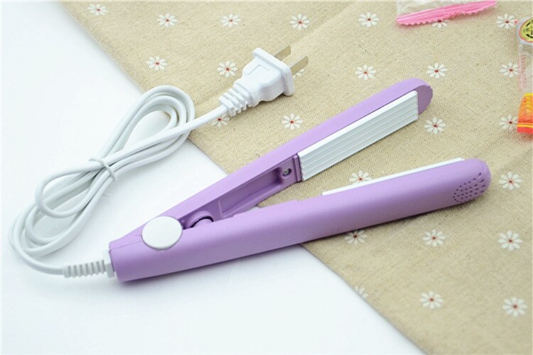 Food Vacuum Sealer Portable Bag Clips Handheld Mini Electric Heat Sealing Machine Seal Packing Plastic Impulse Sealer: Purple