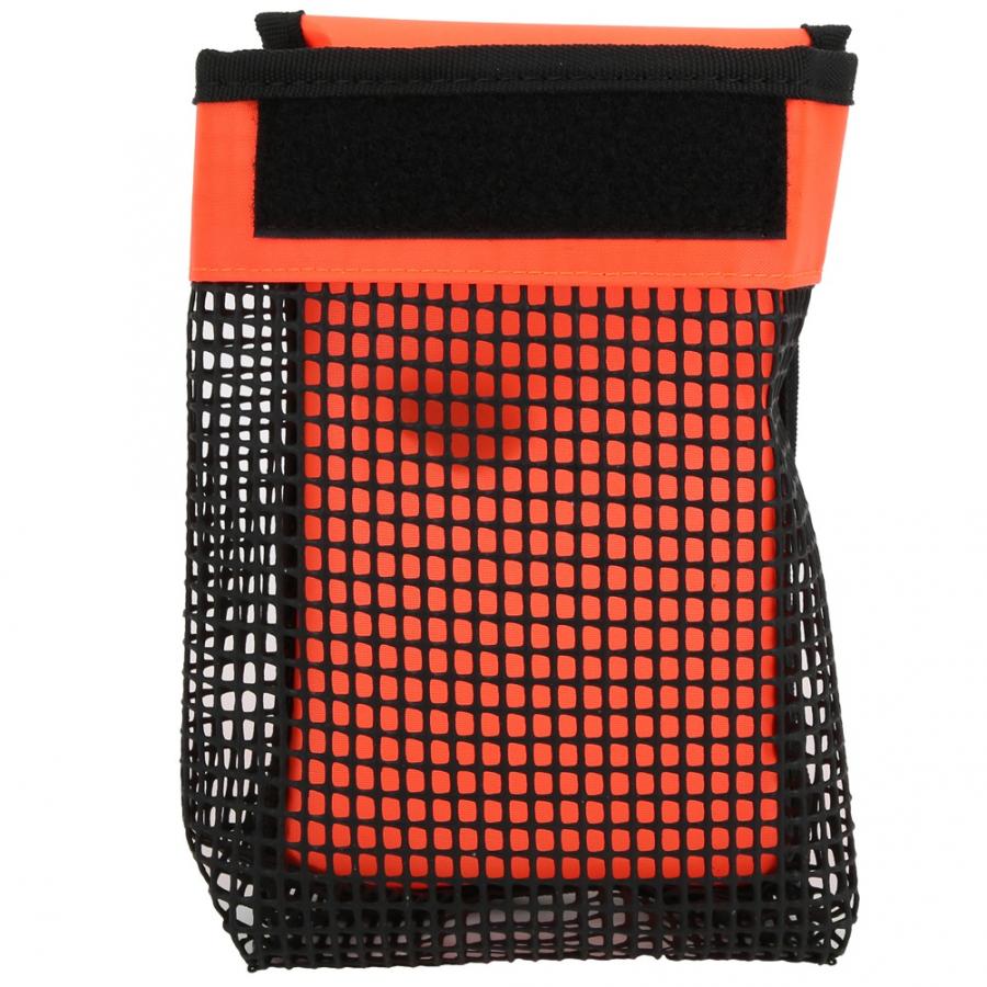 Scuba Diving Gear Bag Lightweight Diving Mesh Bag Underwater Snorkeling Safety Marker Buoy Storage Carrying Case with buckle