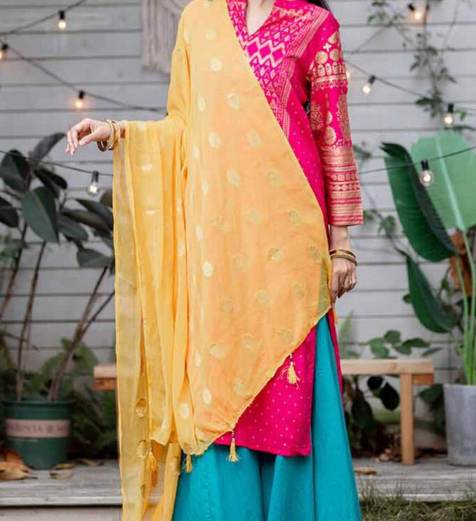 5 Kleuren Klassieke India Sari &#39;S Vrouw Mode Etnische Stijlen Dupattas Sari &#39;S Lente Zomer Sjaal Comfortabele Borduren Shawl: E