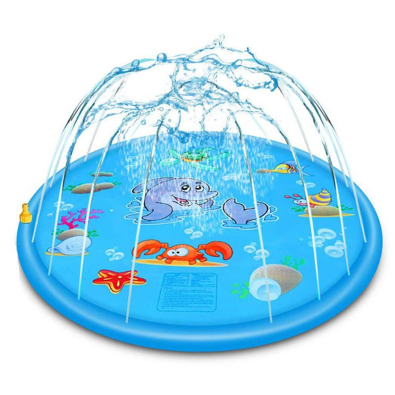 Pvc Opblaasbare Kussen Baby Kids Spray Water Gamepad Outdoor Gazon Kinderen Spelen Water Mat Jongens Meisjes Zomer 57BF