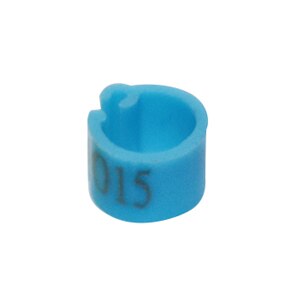 Binnendiameter 6Mm Duif Been Gevogelte Duif Vogel Papegaai Clip Ringen Band Voetring Duif Levert NO.001 ~ 100 1000 Stks/zak: Light blue