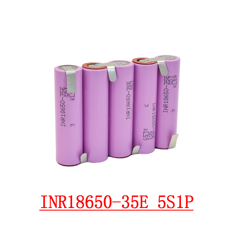 20A 18650 35E 3500mAh 7000mAh 3S 4S 5S 6S 8S 7.4V 12.6V 14.8V 18V 25.2V 29.6V voor Schroevendraaier Batterijen Lasappakket: Roze