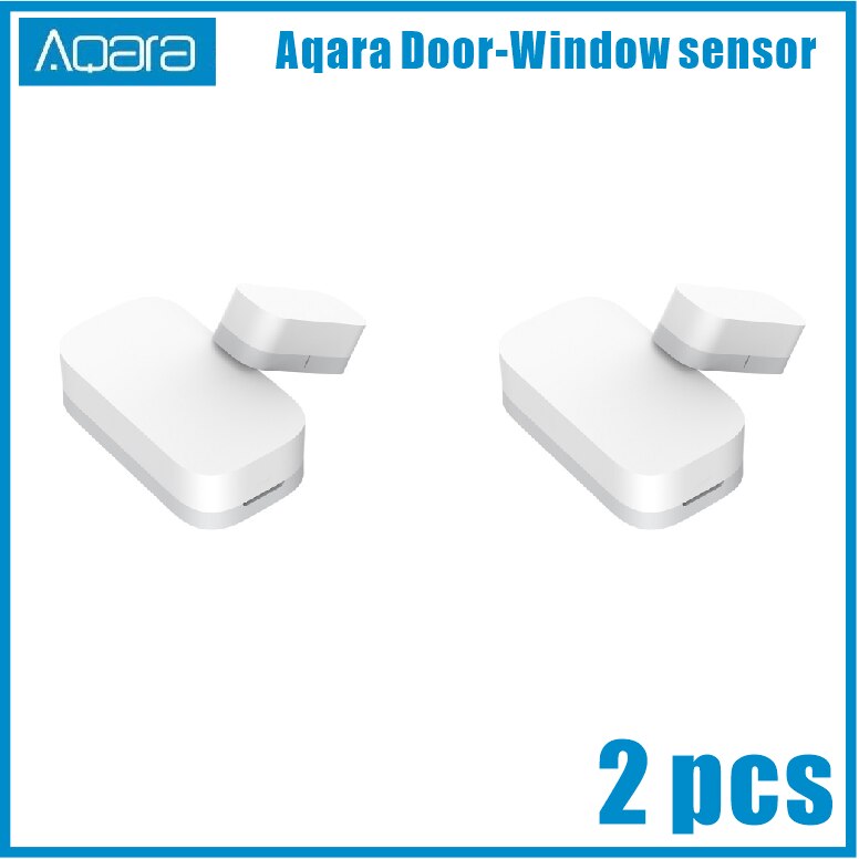 Aqara Door Window Sensor Zigbee Wireless Connection Smart Mini door sensor Work With Xiaomi Mijia Mi Home APP For Android IOS: aqara version 2pcs