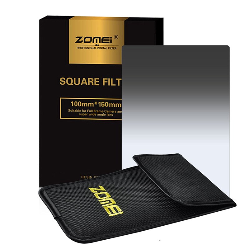 Zomei filtro cuadrado 100mm x 150mm graduado densidad neutra gris GND248 ND16 100mm * 150mm 100x150mm para Cokin Z-PRO Series filtro