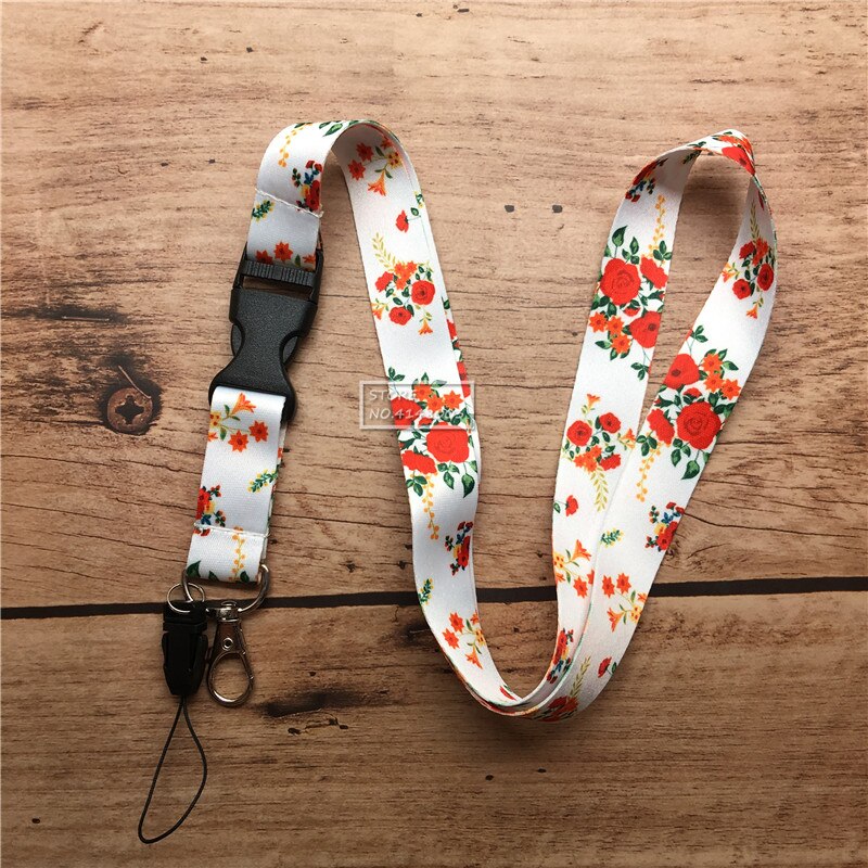 Lanyard strap for phone Key Chains ID Card Badge Holder Keychain Phone Straps Hang Rope Keycord: 7