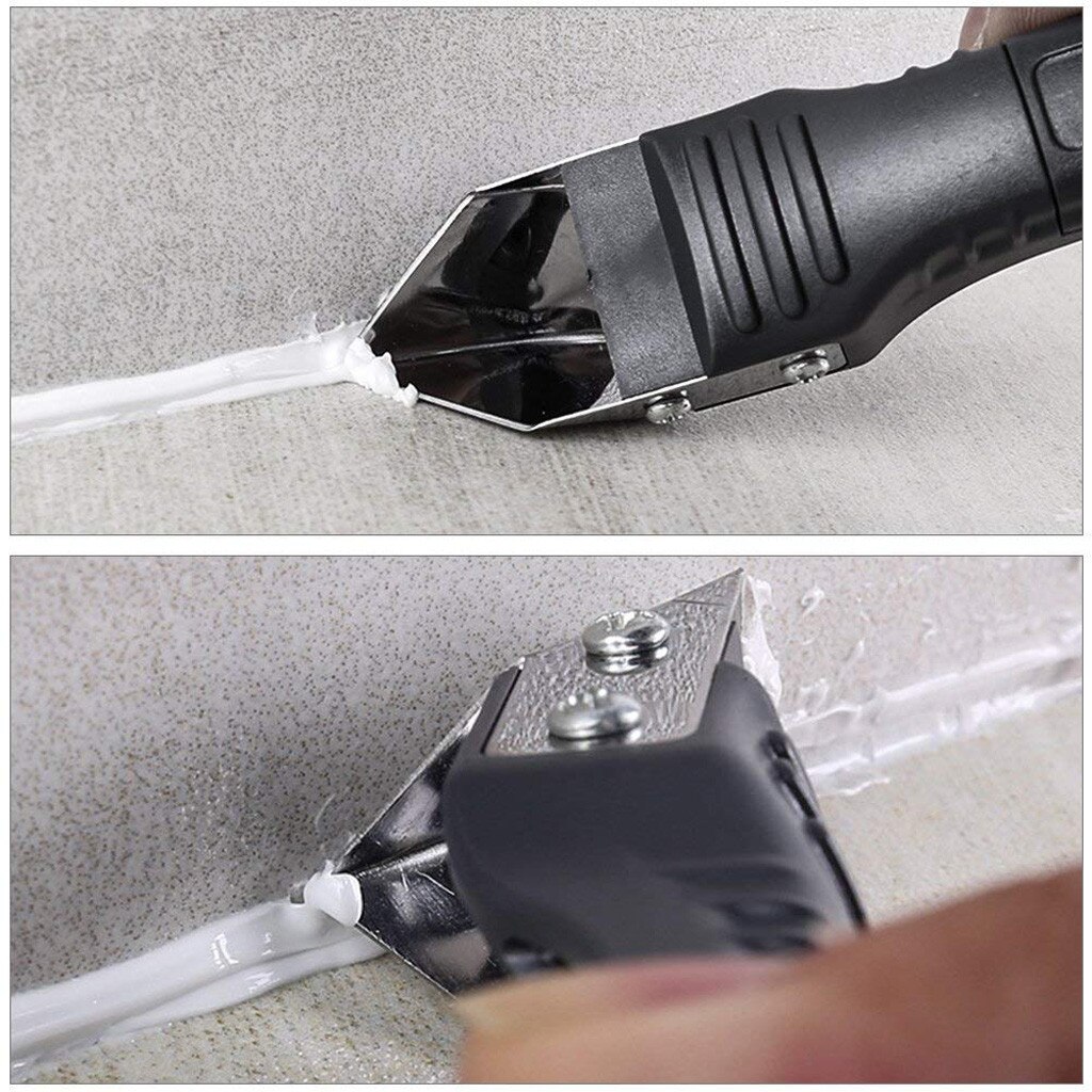 Réparation de voiture Silicone dissolvant outil calfeutrage finisseur mastic lisse grattoir coulis Kit outils 5-en-1 adapté à de nombreux modèles bien 8Z