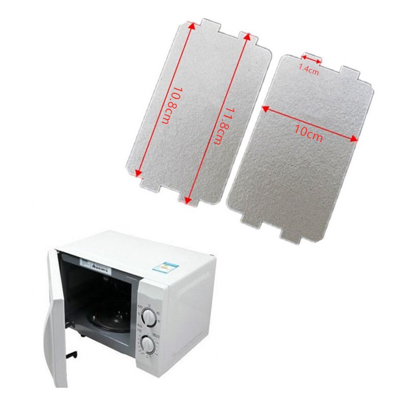 1pc 9.9cm*10.8cmcm Spare Parts Thickening Mica Plates Microwave Ovens Sheets for Galanz Midea Panasonic LG