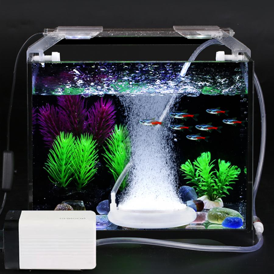 Low Pressure Aquarium Air Stone Disk Nano Air Stone Bubble Disk Diffuser Increase Oxygen for Fish Tank Aquarium Aquarium